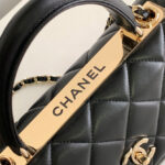 Chanel Flap Bag With Top Handle A92236 Black
